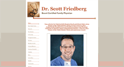 Desktop Screenshot of drscottfriedberg.com